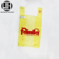 Foldable hdpe printed custom t-shirt shopping bags